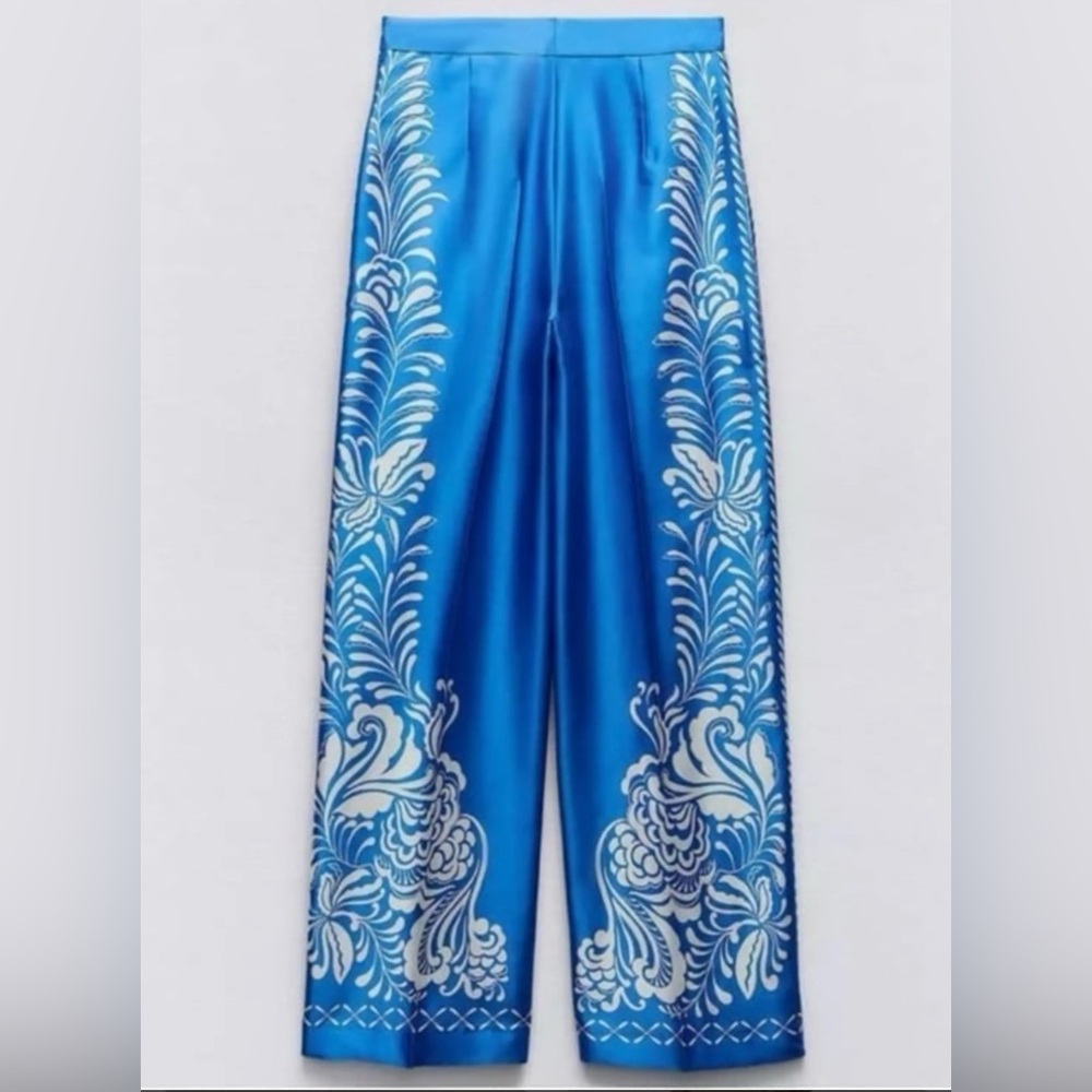 Gorgeous Zara satin pants.